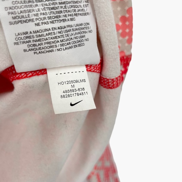 Nike Pro Dri Fit Hyperwarm Pink Geometric Pullover - Picture 10 of 11